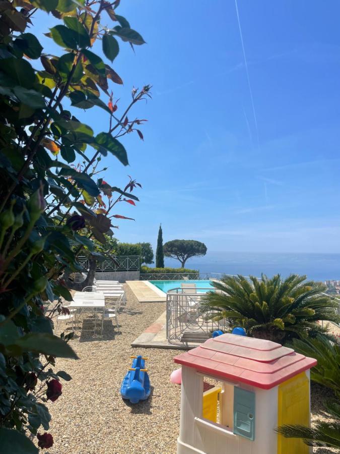 Villa Gaia - Luxury Villa, Pool & Wellness Rooms Bordighera Exterior foto